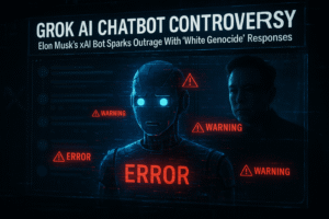 Grok AI Chatbot Controversy: Elon Musk’s xAI Bot Sparks Outrage With “White Genocide” Responses