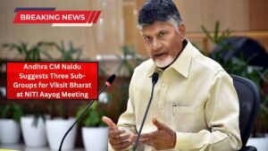 Andhra CM Naidu Suggests Three Sub-Groups for Viksit Bharat at NITI Aayog Meeting