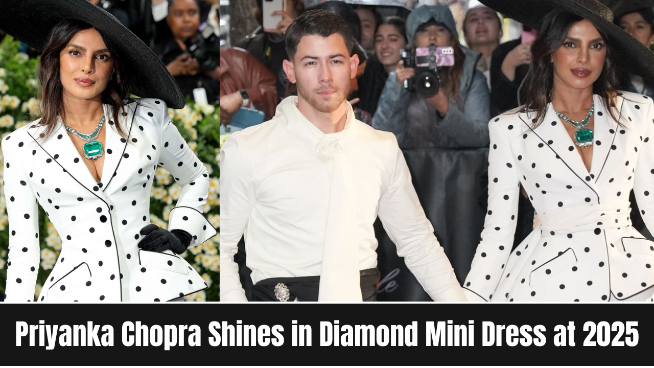 Priyanka Chopra Shines in Diamond Mini Dress at 2025 Met Gala After-Party with Shakira & Diljit