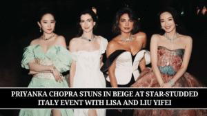 Priyanka Chopra Stuns in Beige at Star-Studded Italy Event with Lisa and Liu Yifei