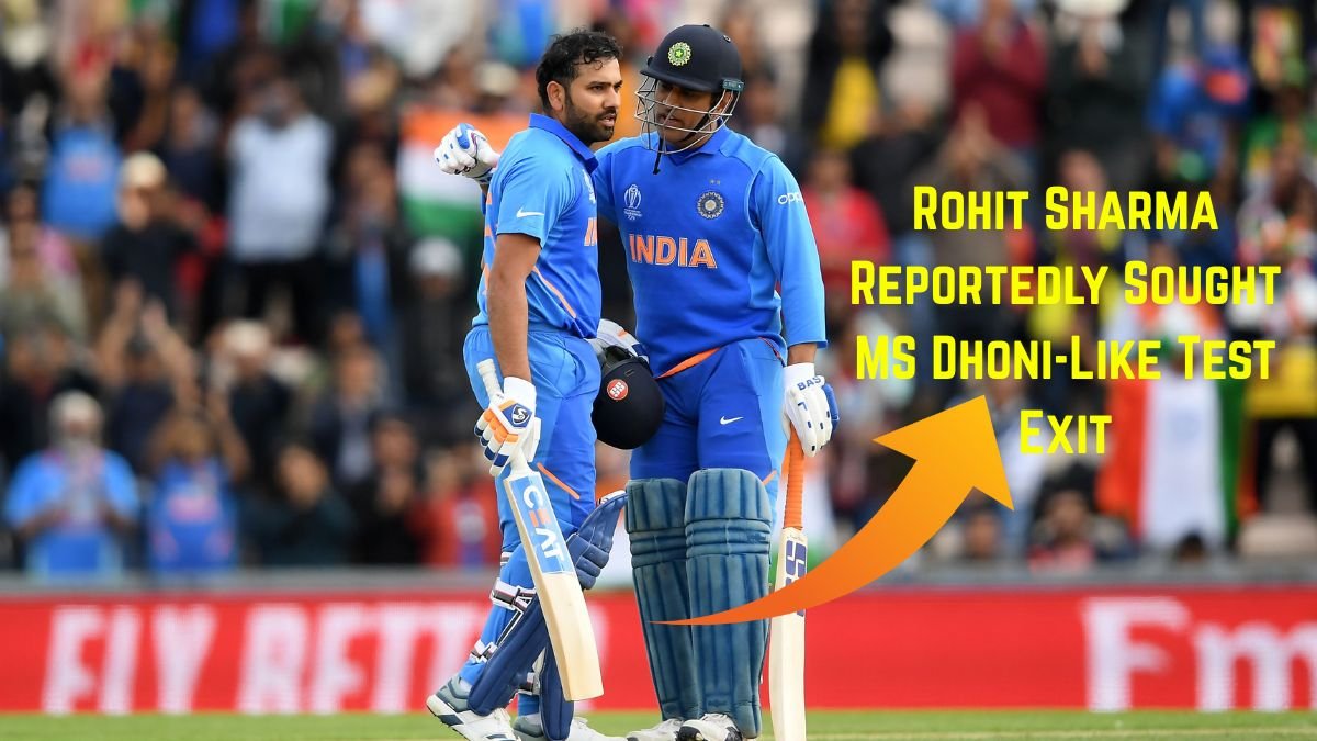 Rohit Sharma Reportedly Sought MS Dhoni-Like Test Exit