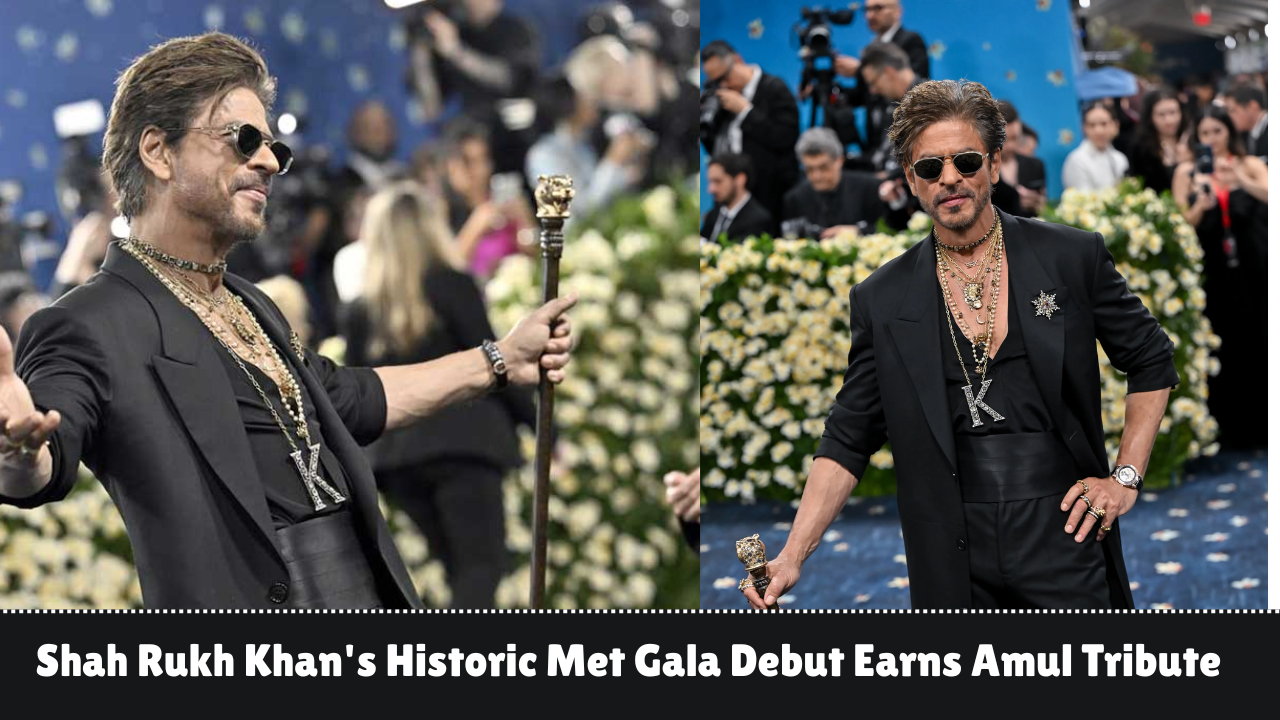 Shah Rukh Khan's Historic Met Gala Debut Earns Amul Tribute: 'India’s Biggest GalaKaar'