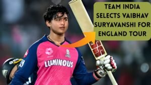 Team India Selects Vaibhav Suryavanshi for England Tour After Stellar IPL 2025