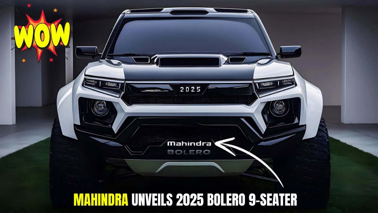 Mahindra Unveils 2025 Bolero 9-Seater – Superior Safety, Mileage & Price Revealed!
