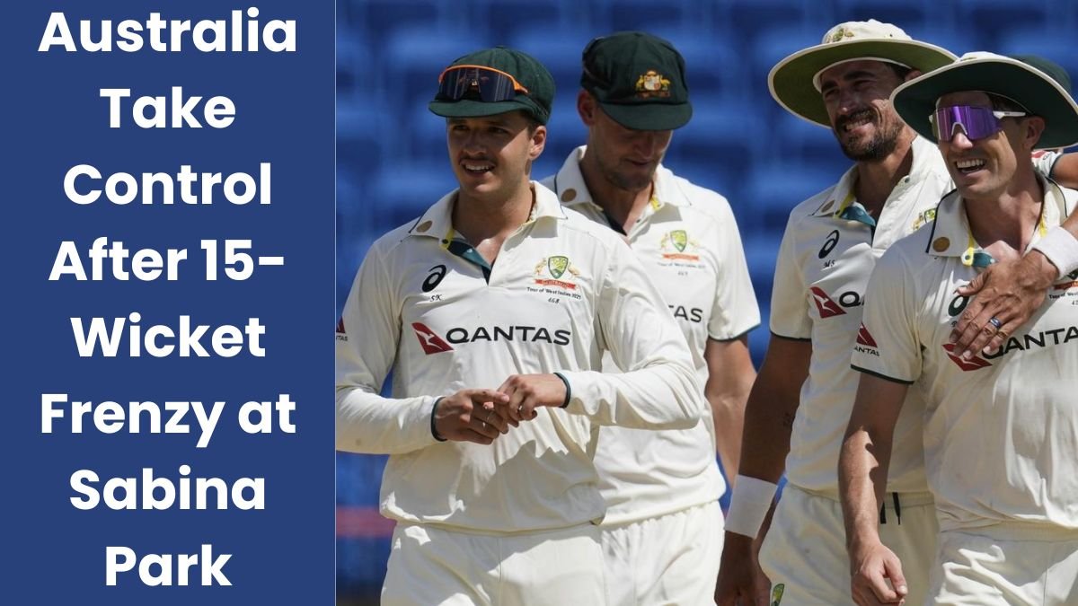 Australia Take Control After 15-Wicket Frenzy at Sabina Park