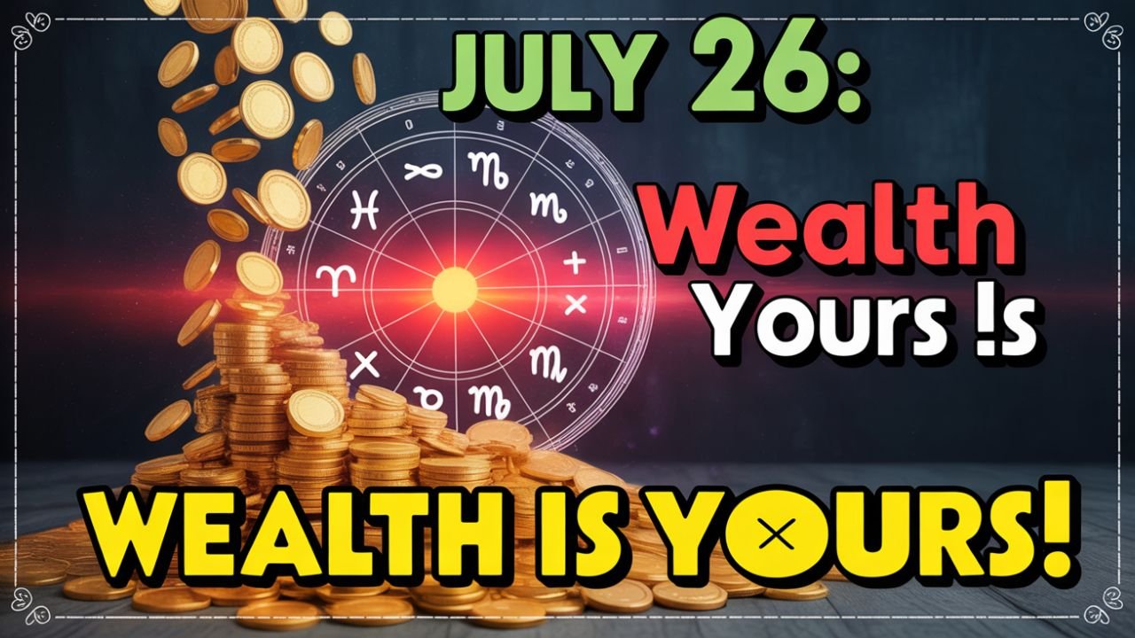 July 26: These Zodiac Signs Are Set to Attract Wealth Today – Are You One of Them?