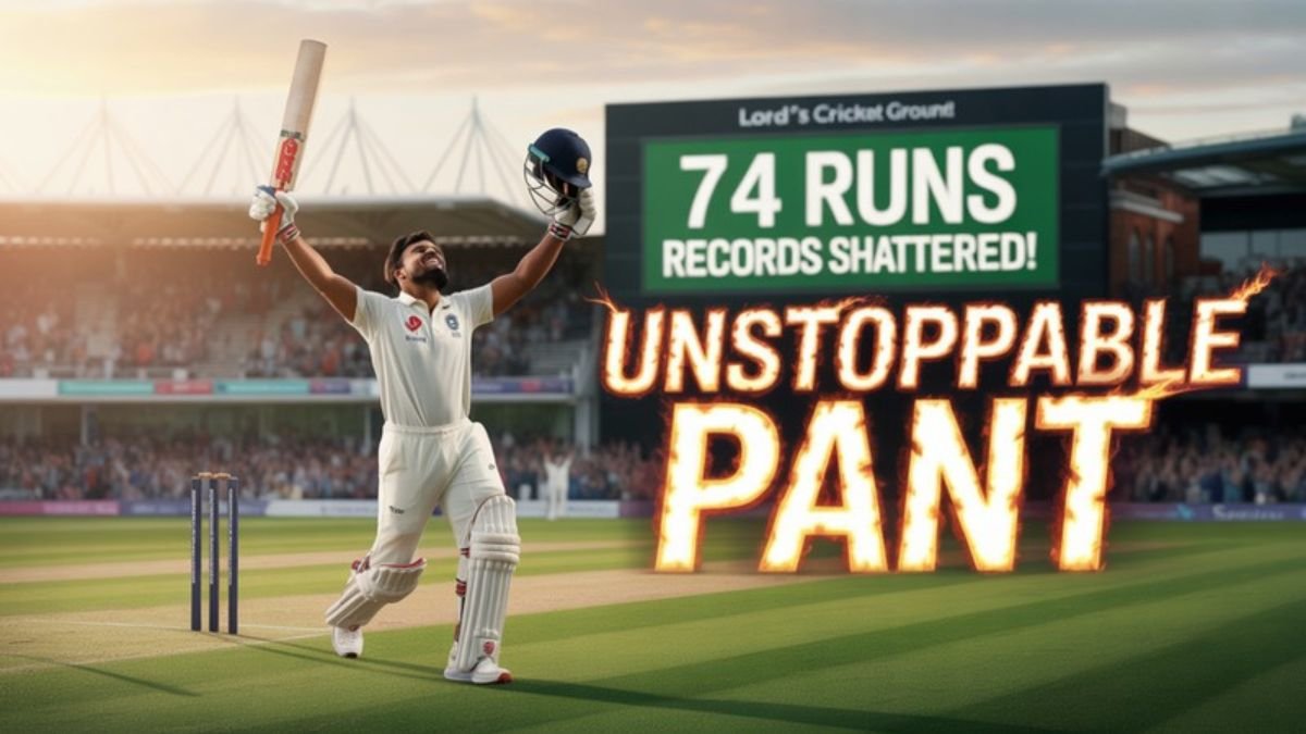 Rishabh Pant Shocks the Cricket World: Breaks MS Dhoni and Viv Richards’ Records in One Stunning Lord’s Knock!