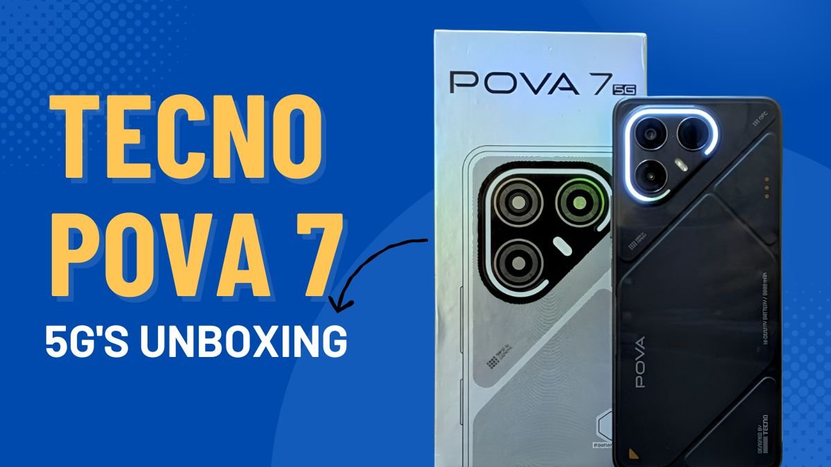 TECNO POVA 7 5G's unboxing was a blast!
