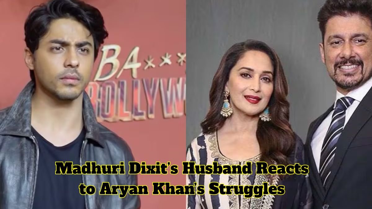 Madhuri Dixit’s Husband Reacts to Aryan Khan’s Struggles