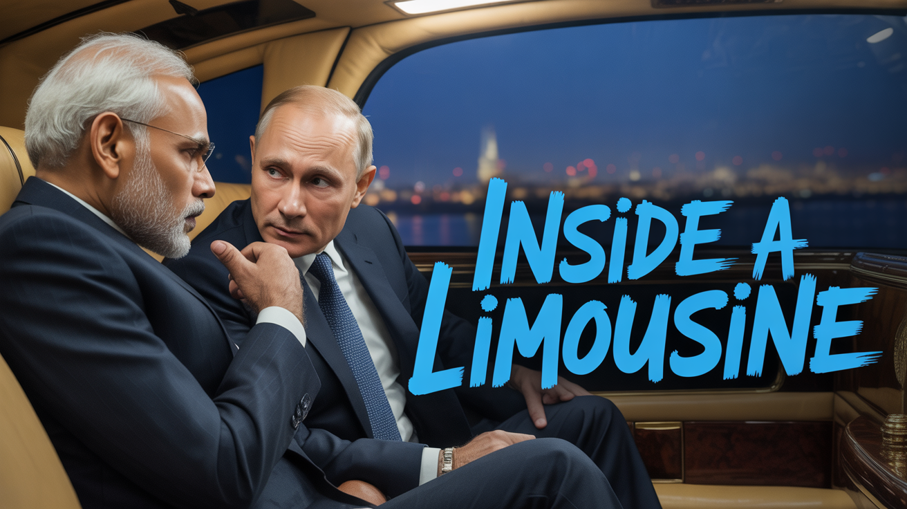 Modi Was Updated by Putin on Trump Talks Inside a Limousine
