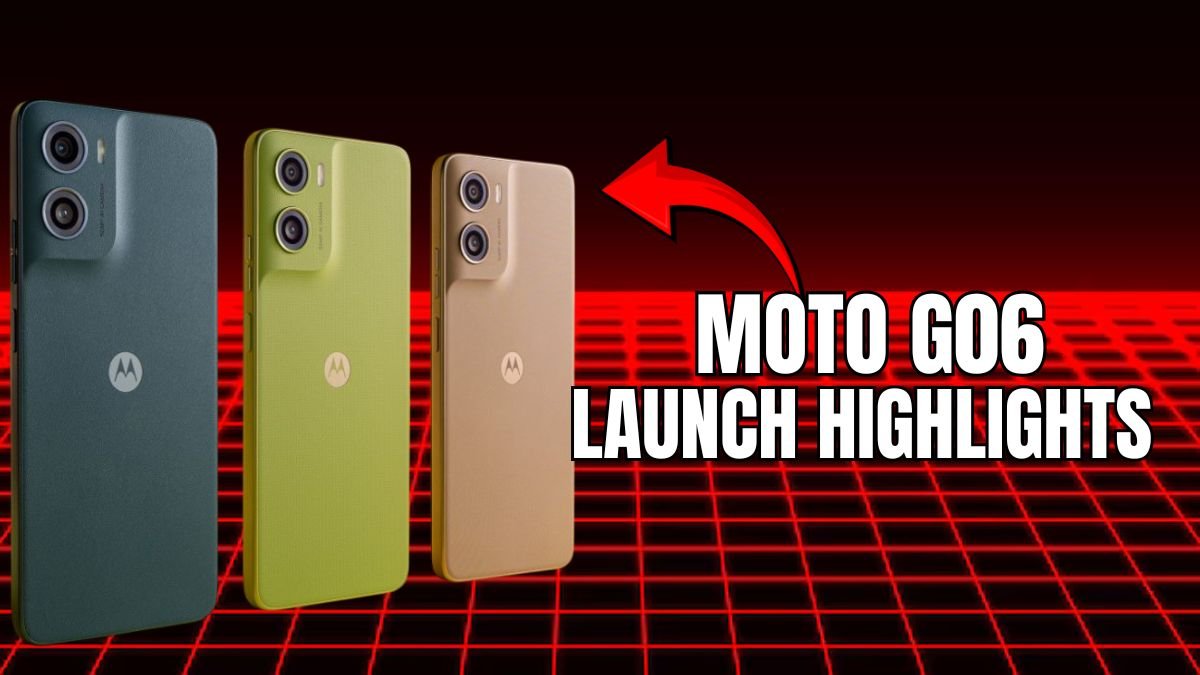 Moto G06 Launch Highlights 6.88-Inch Display, 120Hz Refresh, and Huge Battery