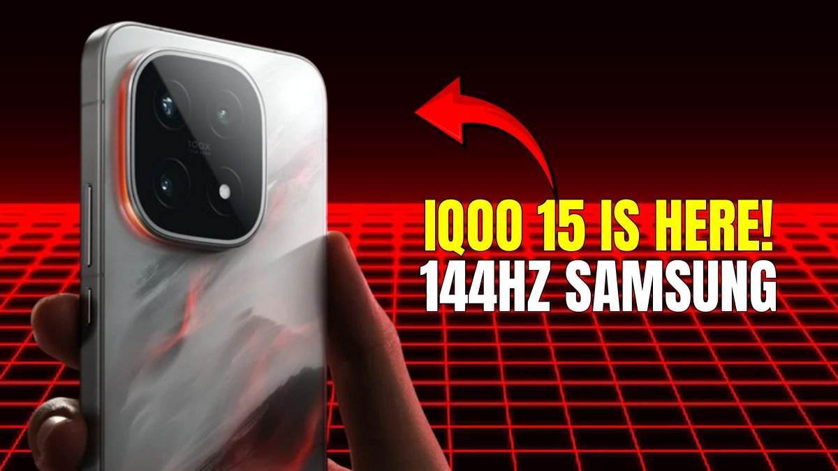 iQOO 15 is here! 2K 144Hz Samsung OLED screen shines