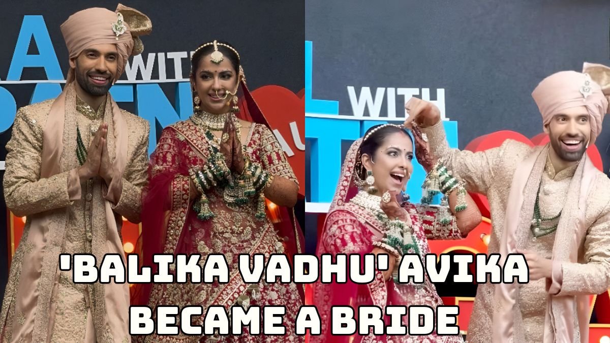 Avika Gor Wedding: 'Balika Vadhu' Avika became a bride, married Milind on national TV, showed the vermilion in her forehead
