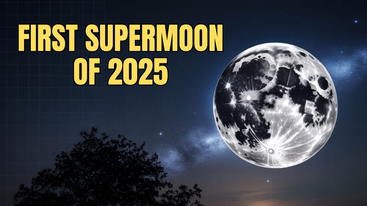 First Supermoon of 2025
