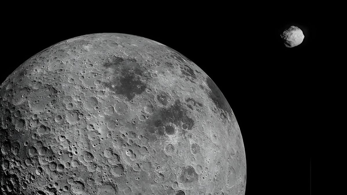 Moon and Asteroid 2024 YR4