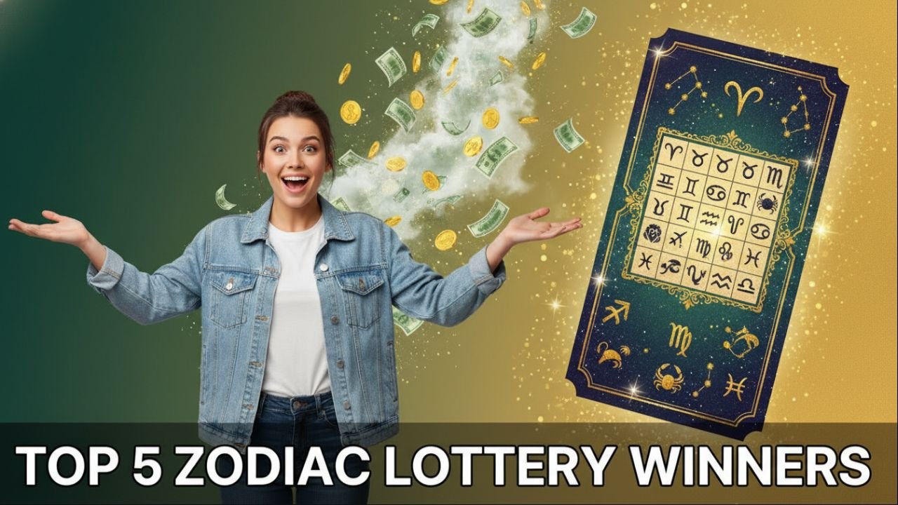 Top 5 Zodiac Signs Most Likely To Win the Lottery 2025