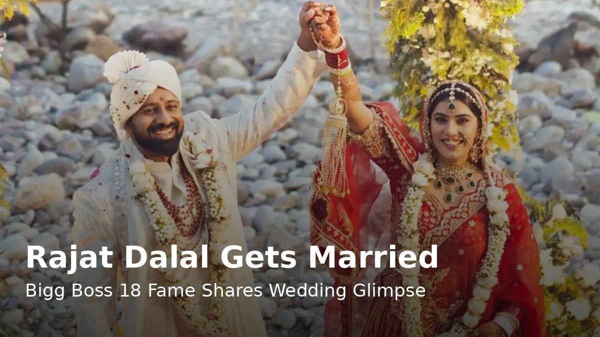 Bigg Boss 18 fame Rajat Dalal gets married; shares a glimpse of his wedding ceremony