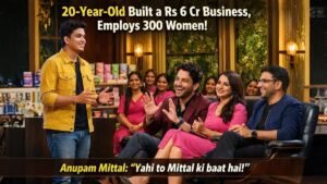 Shark Tank India pitcher, 20, built a Rs 6 cr business, employs 300 women; Anupam Mittal calls it ‘Yahi to Mittal ki baat hai’