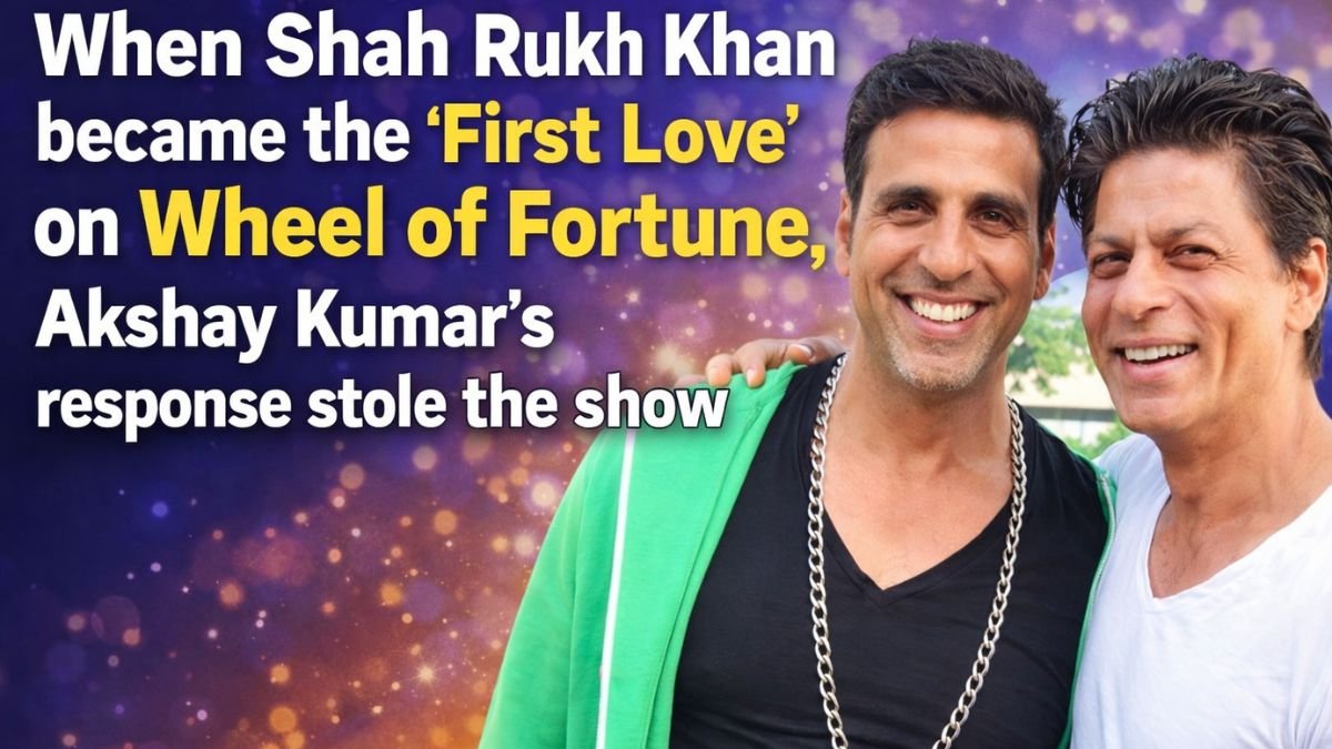 When Shah Rukh Khan became the ‘First Love’ on Wheel of Fortune, Akshay Kumar’s response stole the show