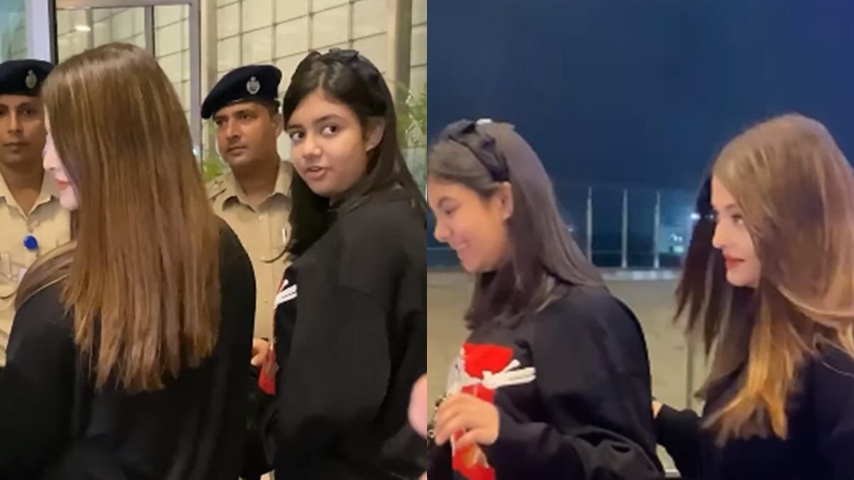 Aishwarya Rai Bachchan picks Aaradhya from airport after a school tour, turns photographer for her, netizens call her 'best mom