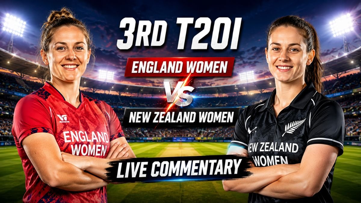 England Women vs New Zealand Women 3rd T20I Match Commentary 2026