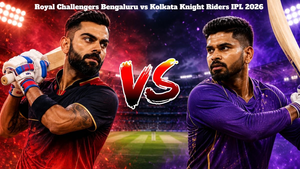 Royal Challengers Bengaluru vs Kolkata Knight Riders IPL 2026