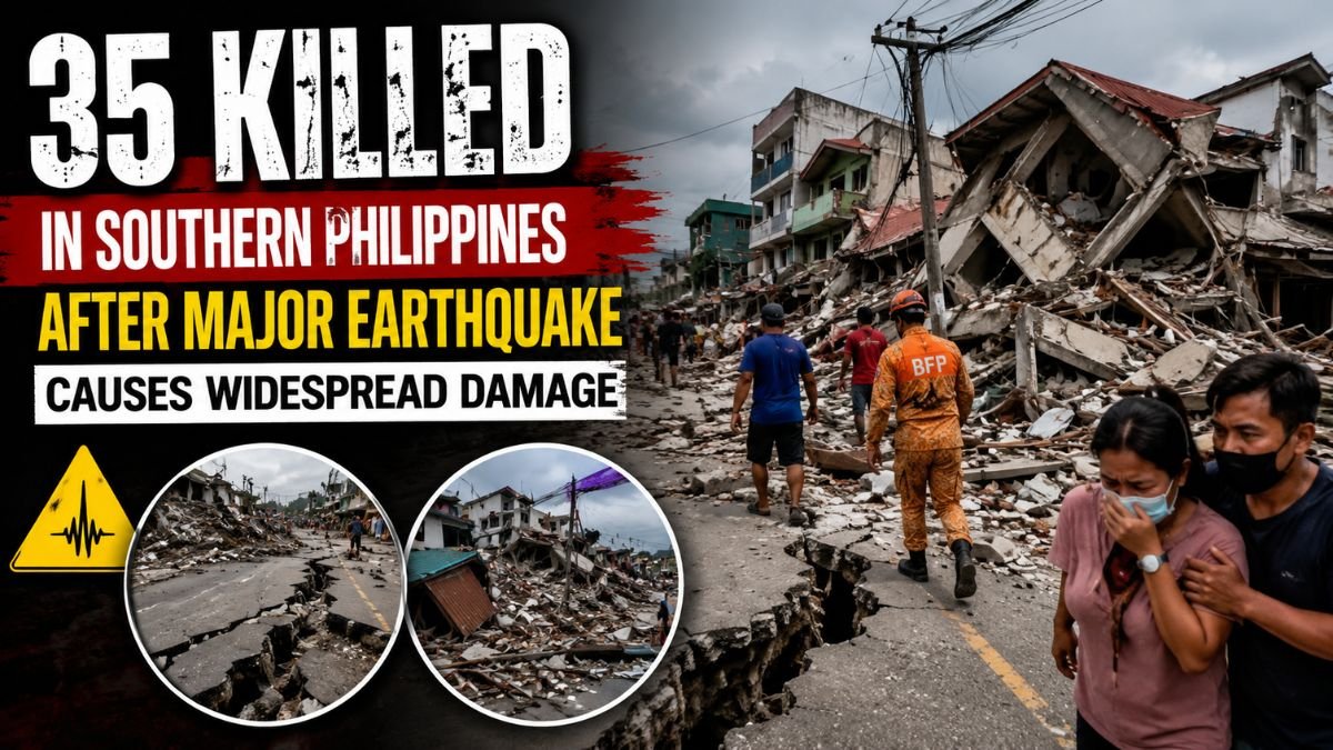 35 Killed in Southern Philippines After Major Earthquake Causes Widespread Damage