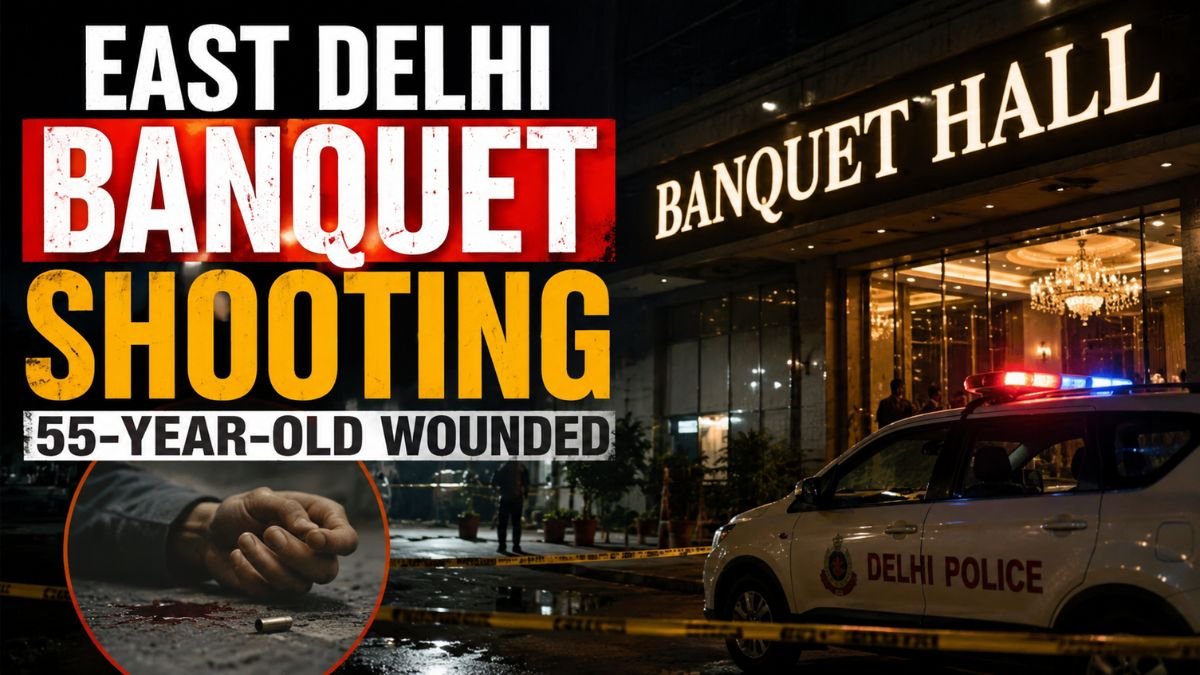 East Delhi Banquet Shooting: 55-Year-Old Wounded in Firing Incident
