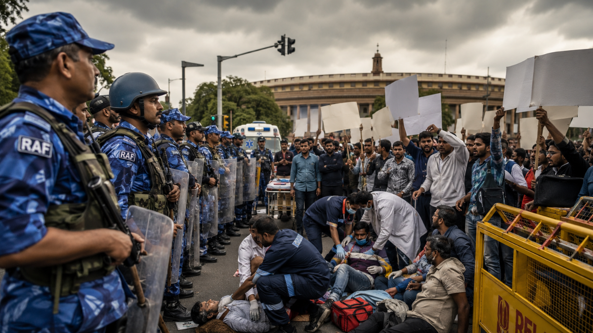 Probe Reveals RAF Man Fired 7 Pellet Gun Shots, Striking Five Protesters at CJP Parliament March