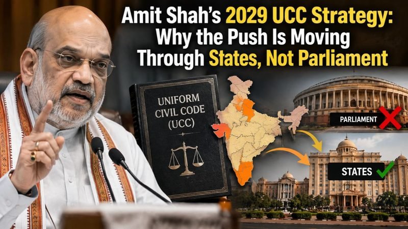 Amit Shah’s 2029 UCC Strategy: Why the Push Is Moving Through States, Not Parliament