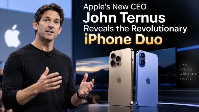 Apple’s New CEO John Ternus Reveals the Revolutionary iPhone Duo