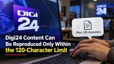 Digi24 Content Can Be Reproduced Only Within the 120-Character Limit