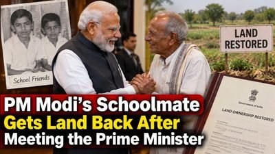 PM Modi’s Schoolmate Gets Land Back After Meeting the Prime Minister