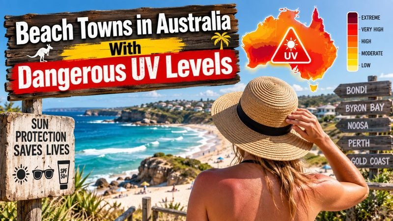 Beach Towns in Australia With Dangerous UV Levels