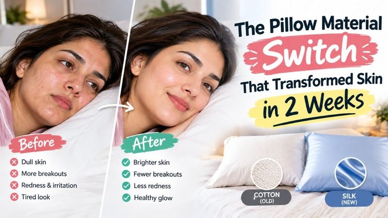 The Pillow Material Switch That Transformed Skin in 2 Weeks