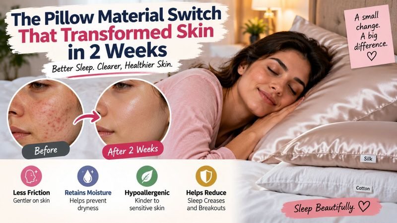 The Pillow Material Switch That Transformed Skin in 2 Weeks