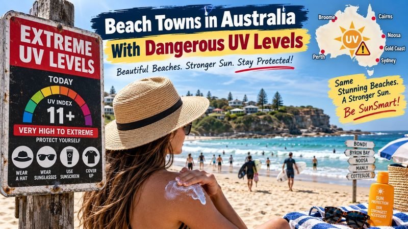 Beach Towns in Australia With Dangerous UV Levels