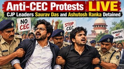 Anti-CEC Protests LIVE: CJP Leaders Saurav Das and Ashutosh Ranka Detained