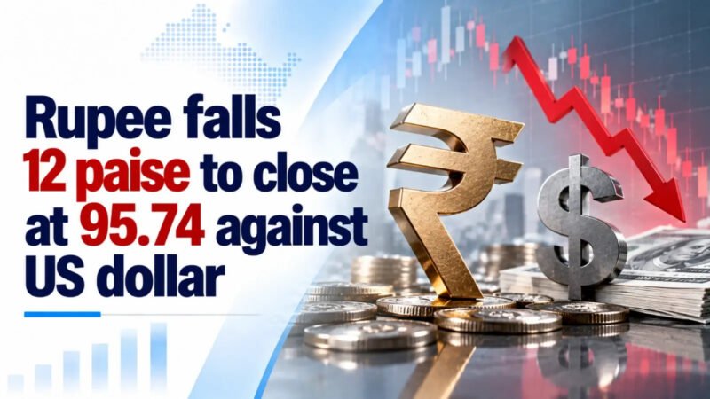 Indian Rupee Falls 12 Paise to ₹94.50 Against US Dollar in Early Trade