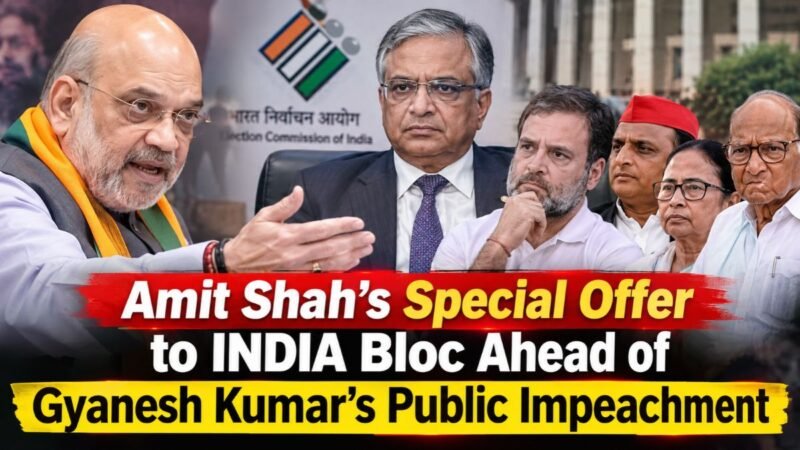 Amit Shah’s Special Offer to INDIA Bloc Ahead of Gyanesh Kumar’s Public Impeachment